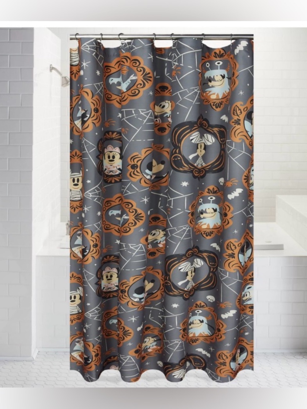 Celebrate Together Disney Mickey Mouse & Friends Halloween Shower Curtain
